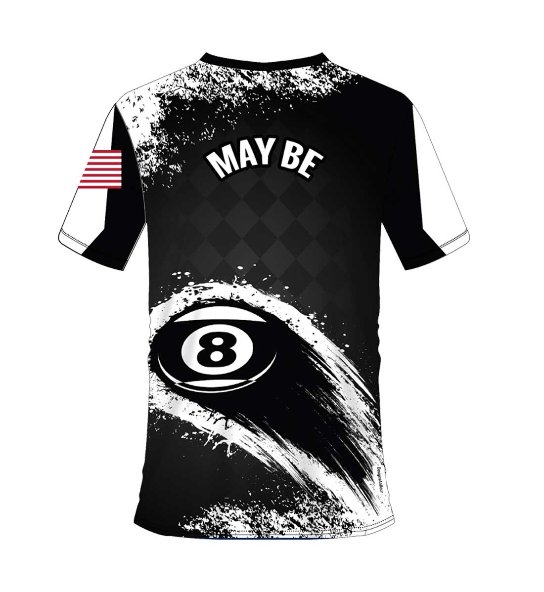 8 pool ball sublimation tshirt