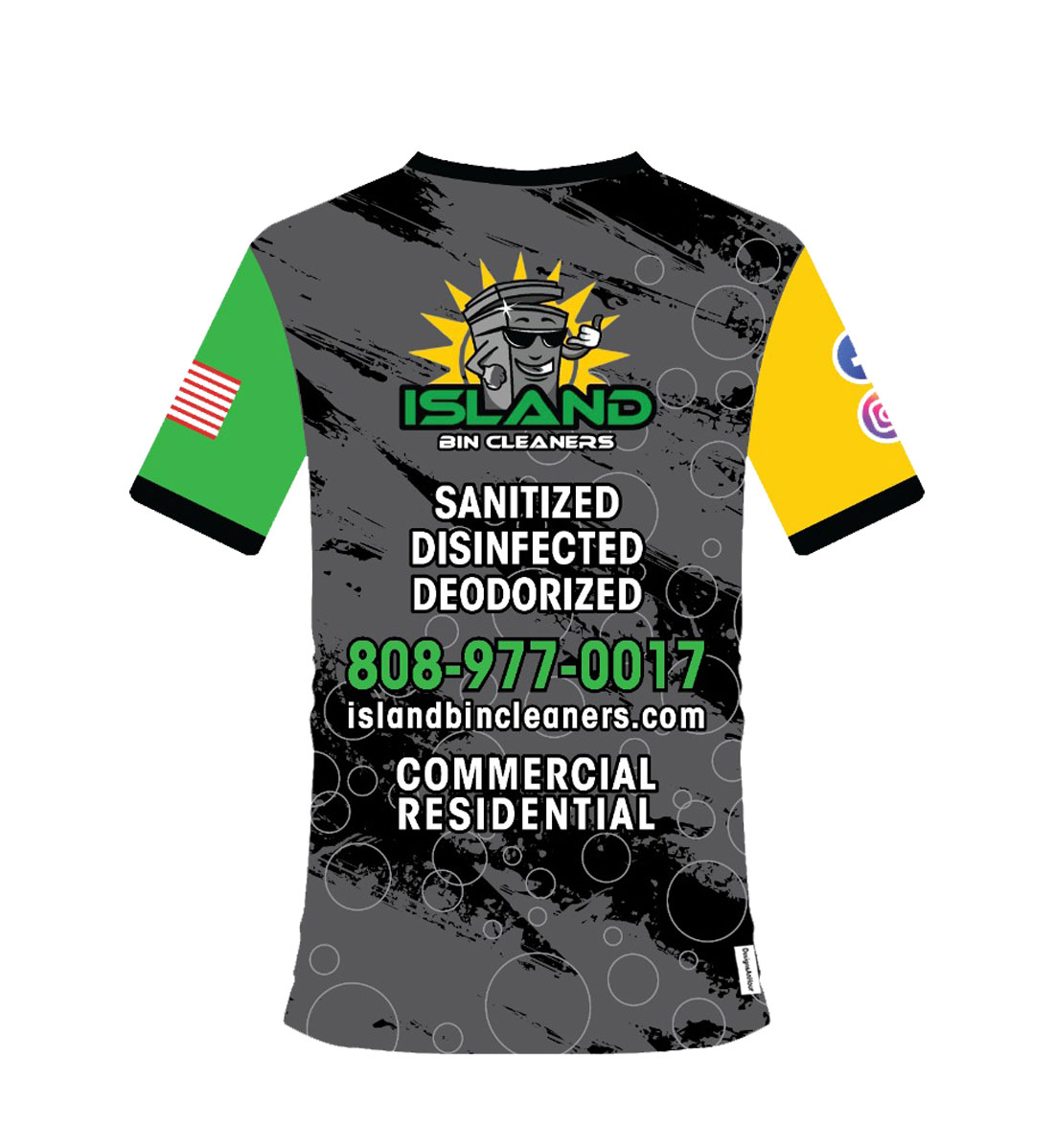 Bin Cleaning shirts