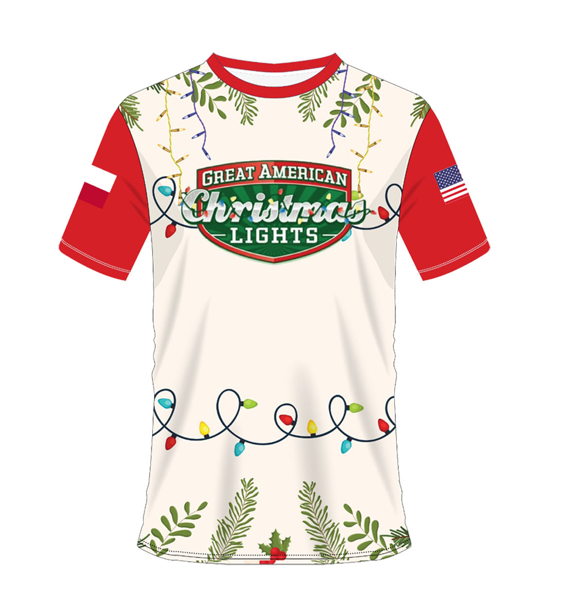 Christmas Lights Sublimation Shirt