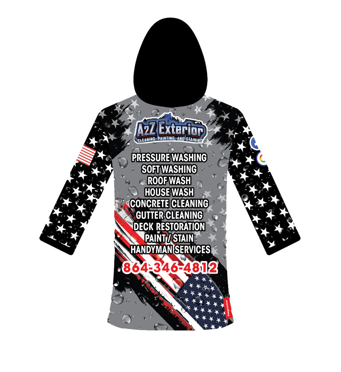Dye-Sublimation Hoodie Design and Printing services