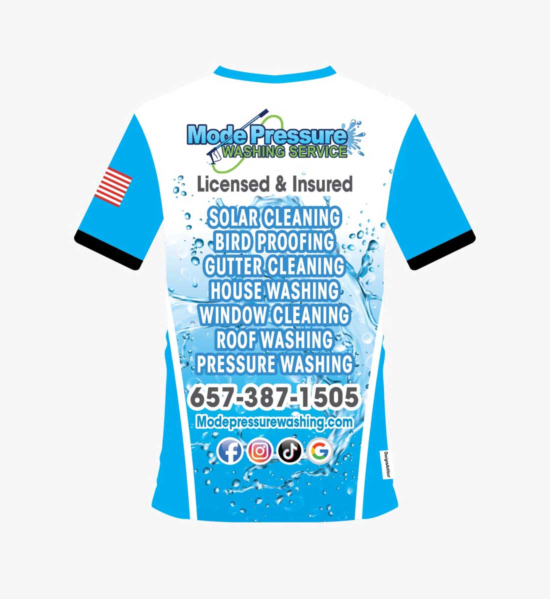 Dye-Sublimation pressure washing tshirt