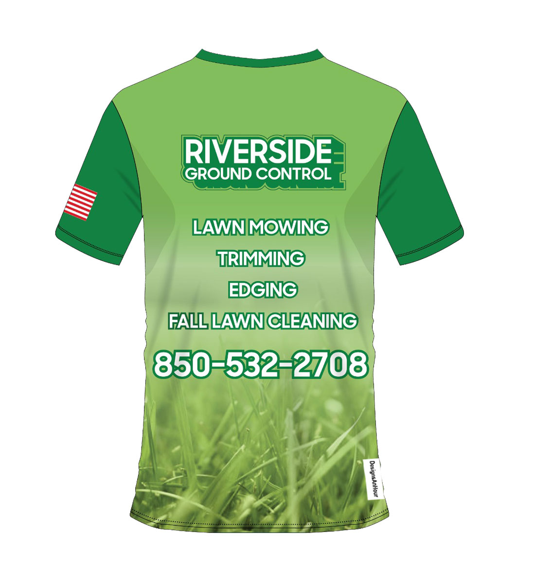 Lawn care sublimation shirts