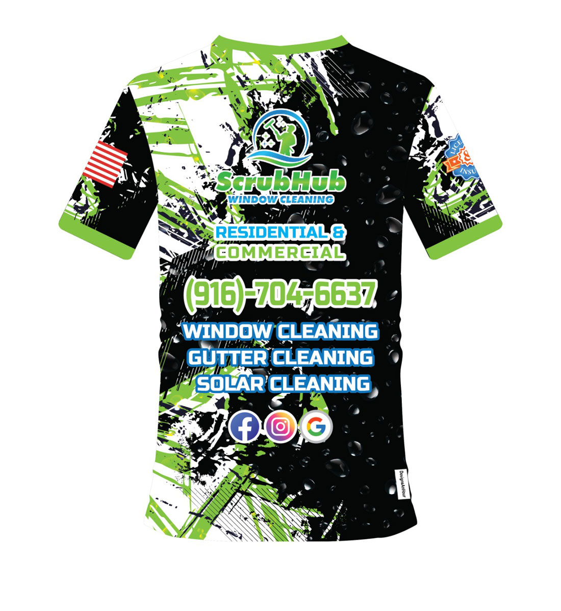 Window Cleaning Shirt Design