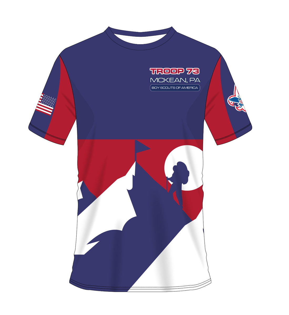 custom boy scout troops tshirts