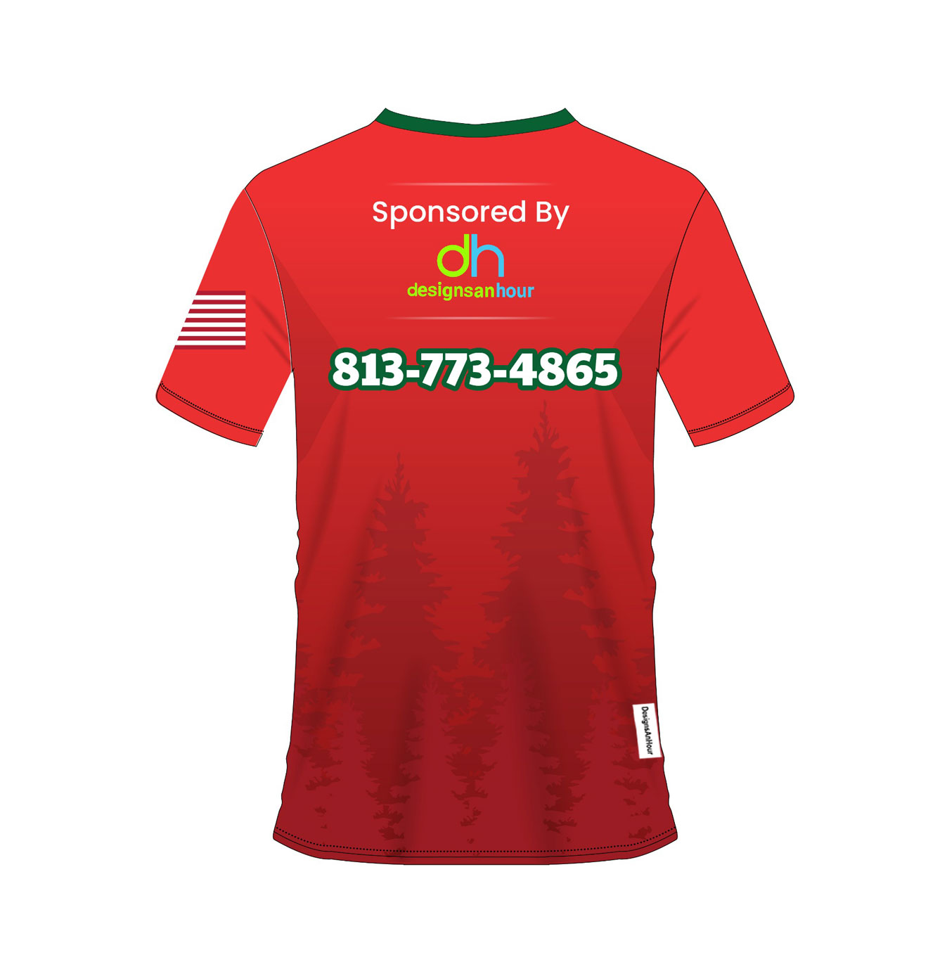 custom design polyester Christmas tshirts