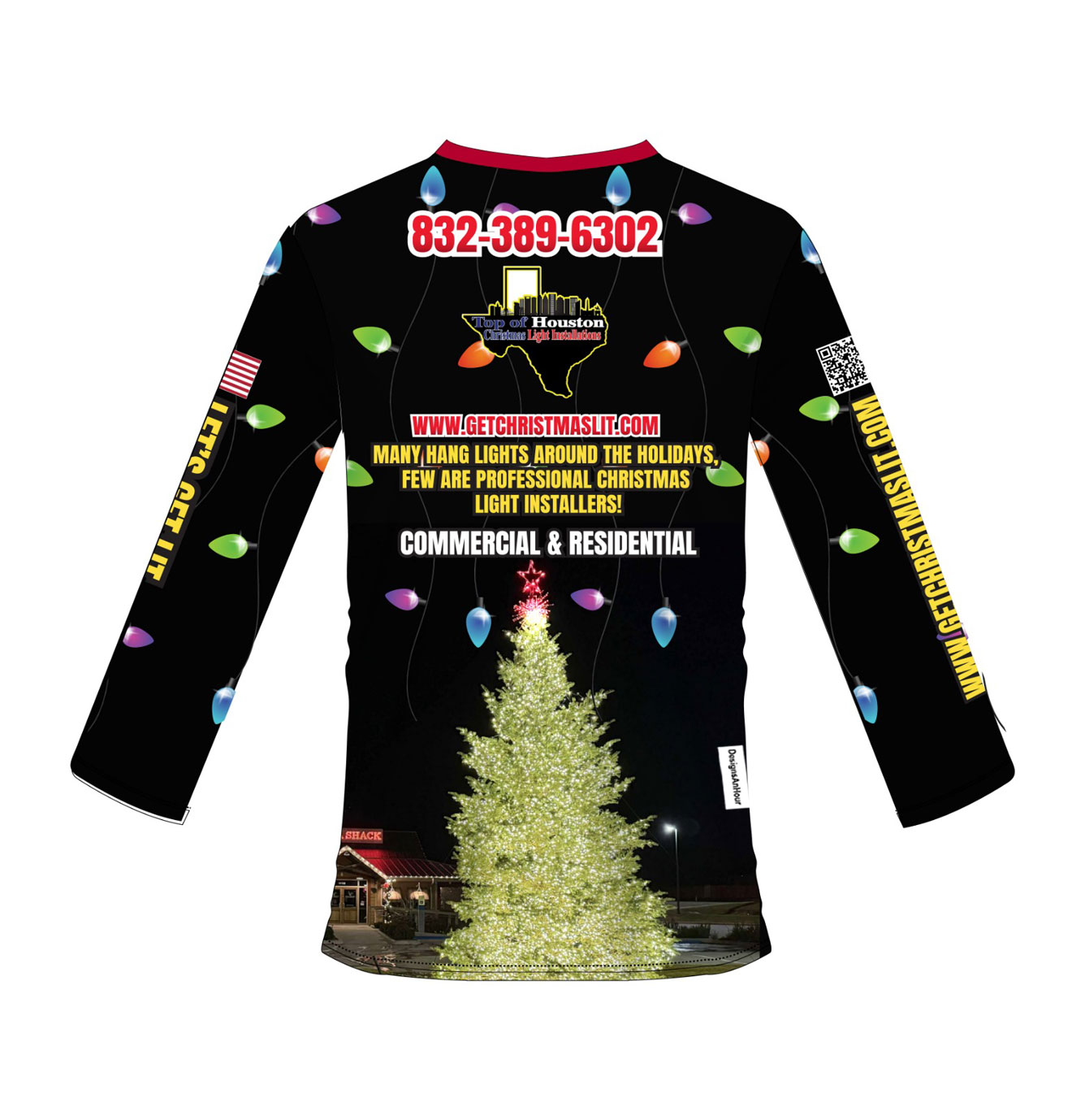 Christmas light installer shirts