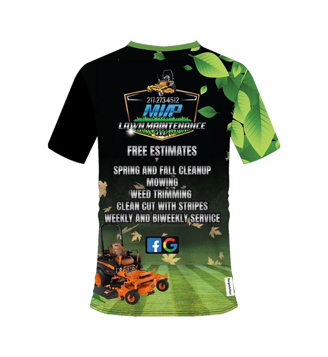 lawn care t-shirt design