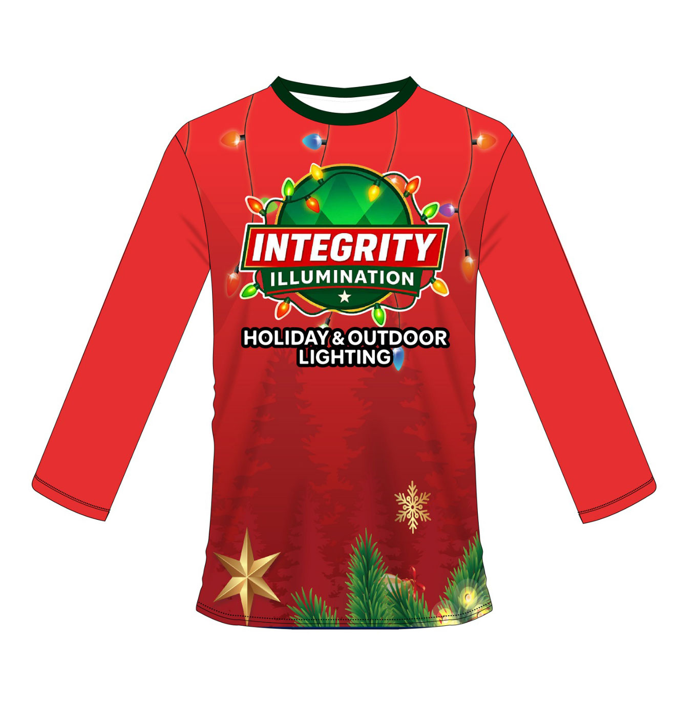 light up Christmas shirt long sleeves