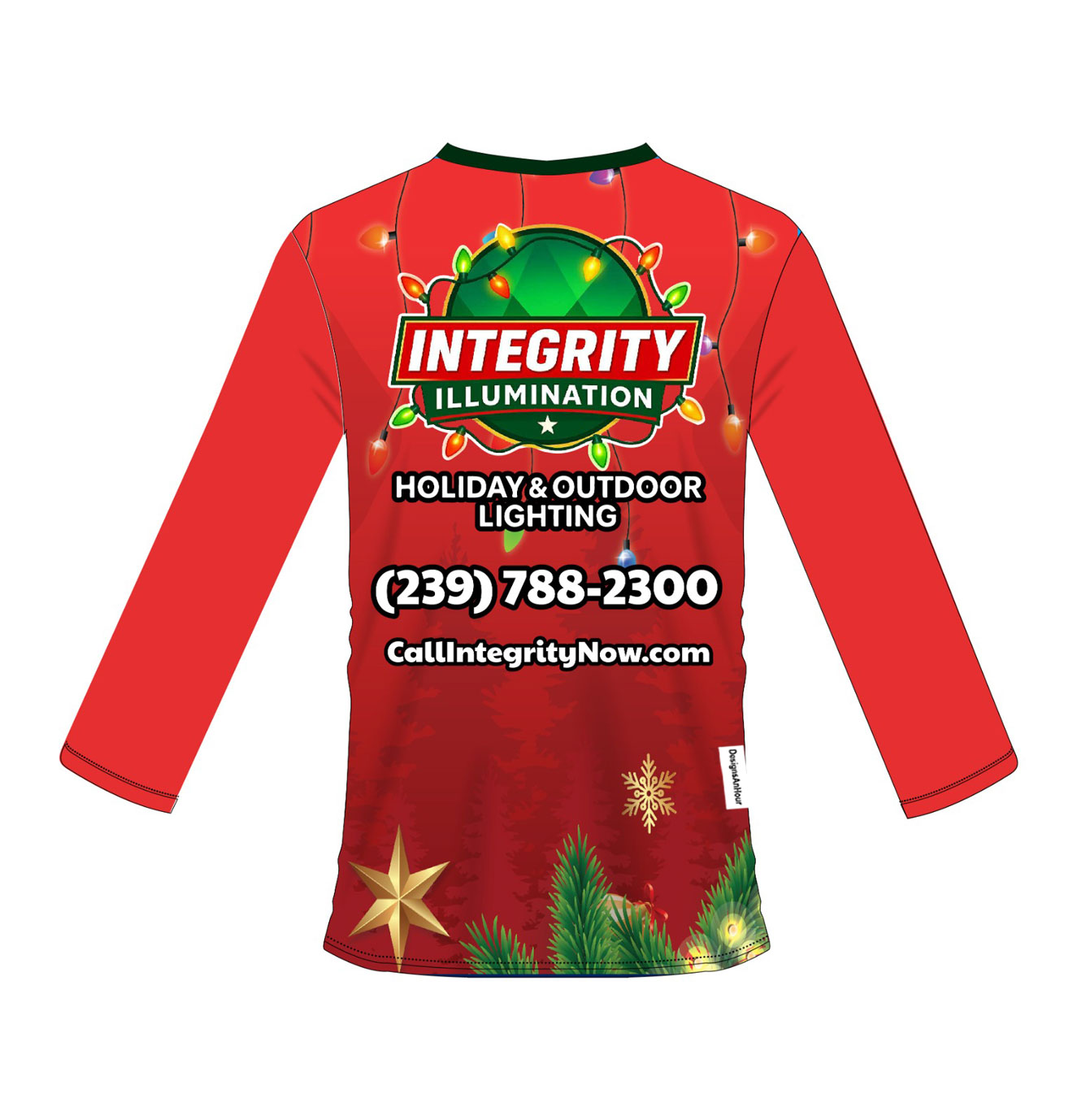 light up Christmas shirt