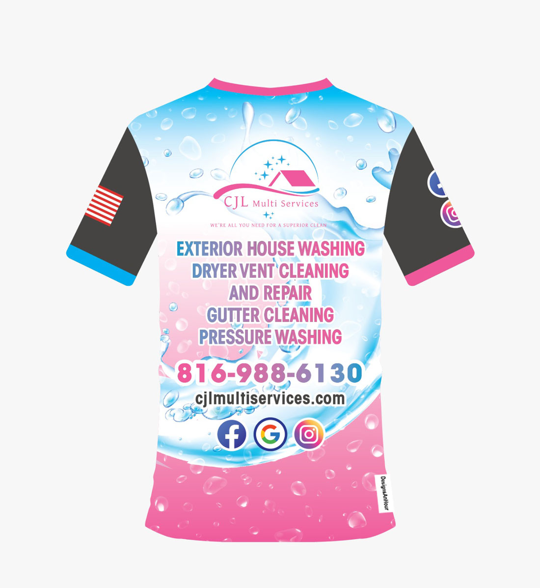Power Washing t-shirts